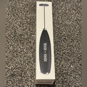Black Handheld Milk Frother